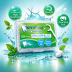 Dental Floss Picks [100 Pcs] 2 box of 50 pcs