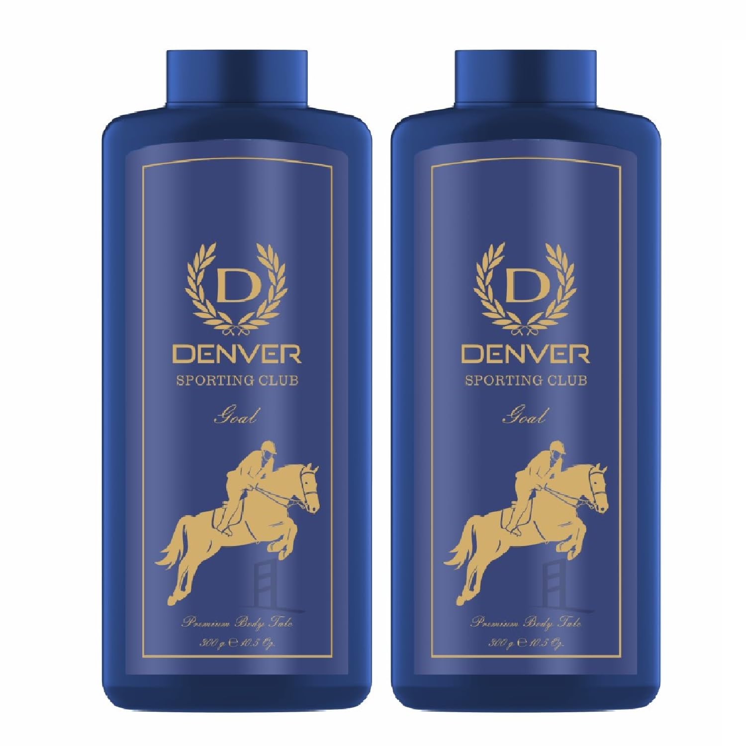 Denver Goal Perfumed Talcum Powder For Man Pack Of 2X 300Gm