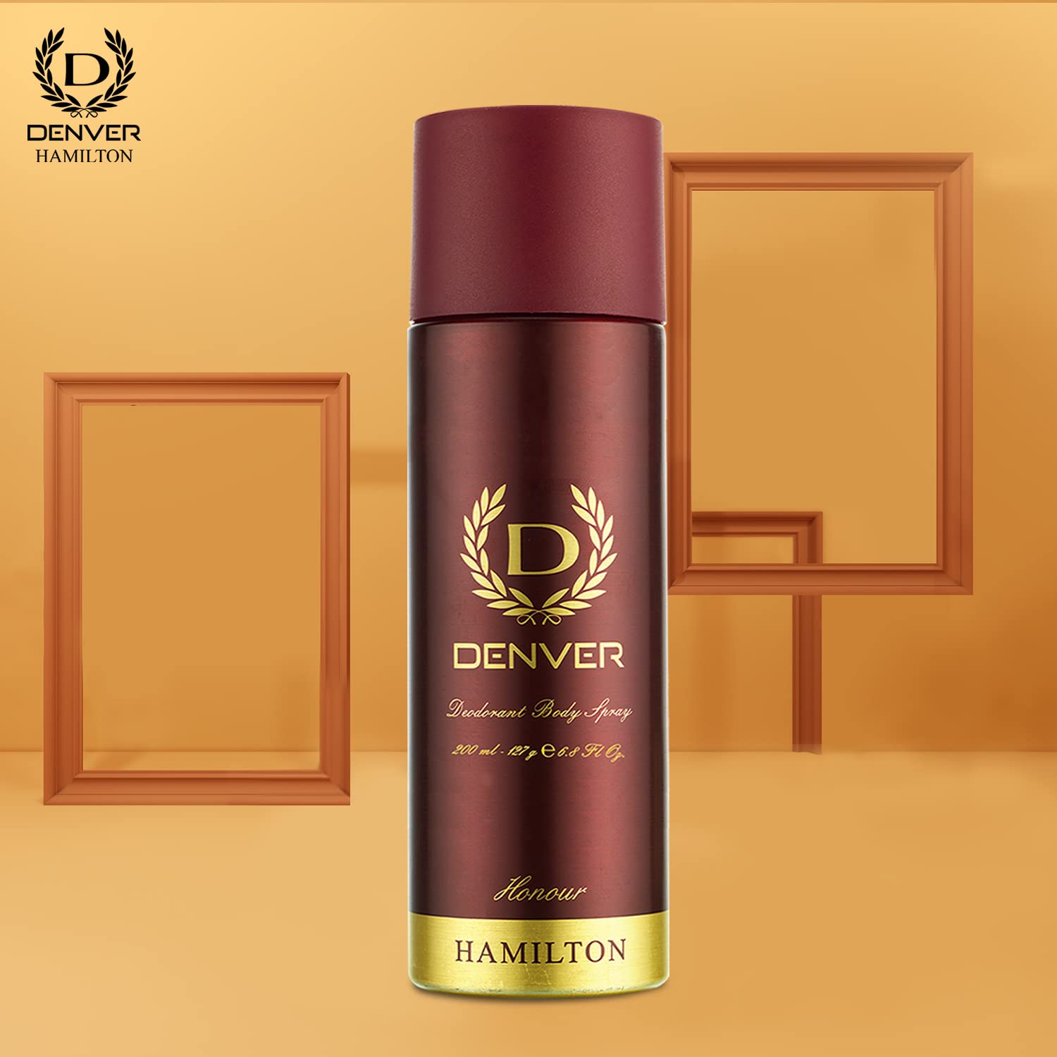 Denver Hamilton, Caliber & Honour Deodorant for Men 150ml Each (Pack of 3)