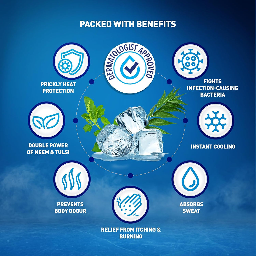 Dermi Cool Menthol Regular Prickly Heat Powder 400g