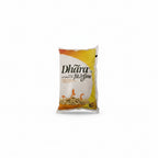 Dhara Fit N Fine Cooking Oil - Refined Soyabean, 1L Pouch
