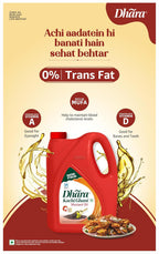 Dhara Kachi Ghani Mustard Oil  5 L Jar