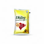 Dhara Life Refined Rice Bran Oil, 750gm/840gm/1ltr stocks (Weight May Very)