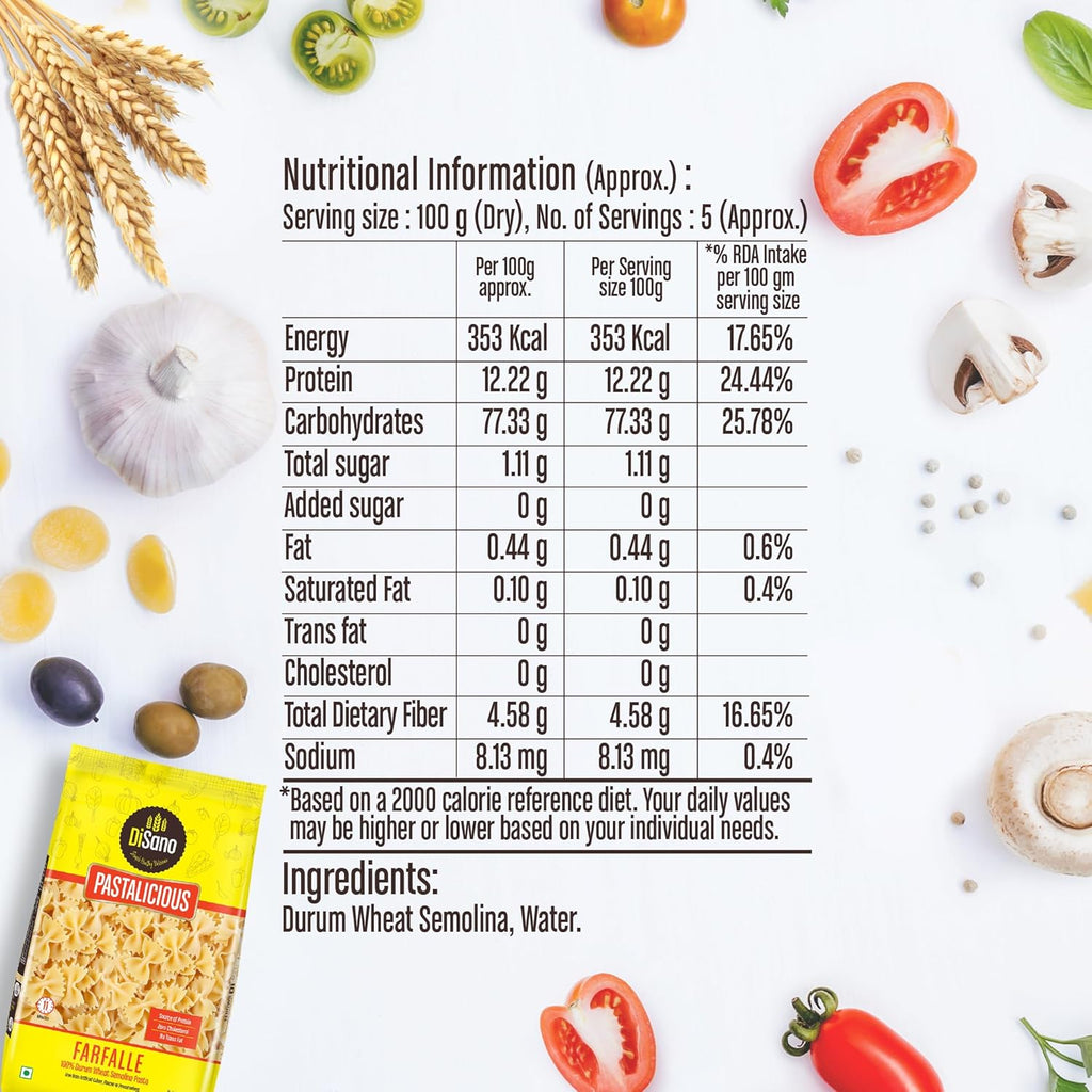 DiSano Farfalle Pasta 500g