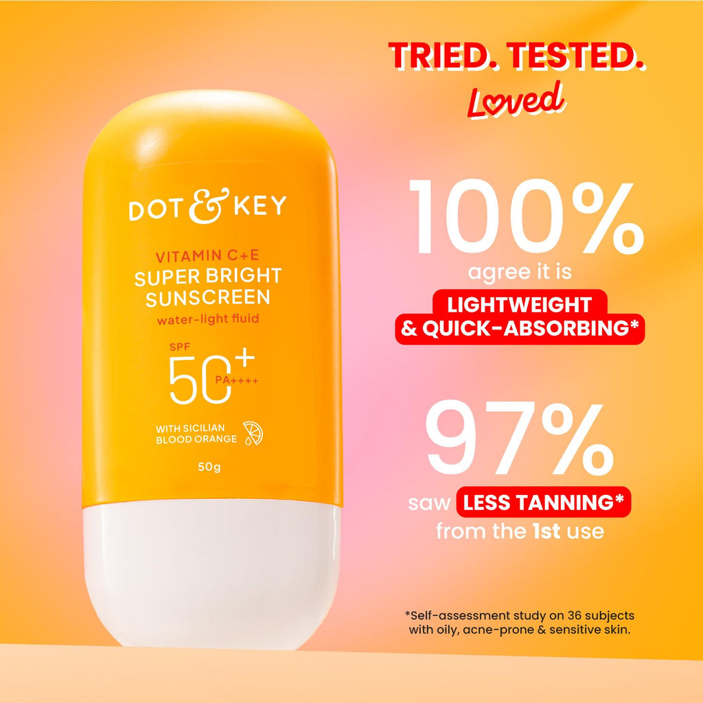 Dot & Key Vitamin C + E Super Bright Sunscreen In-Vivo Tested SPF 50+ PA++++