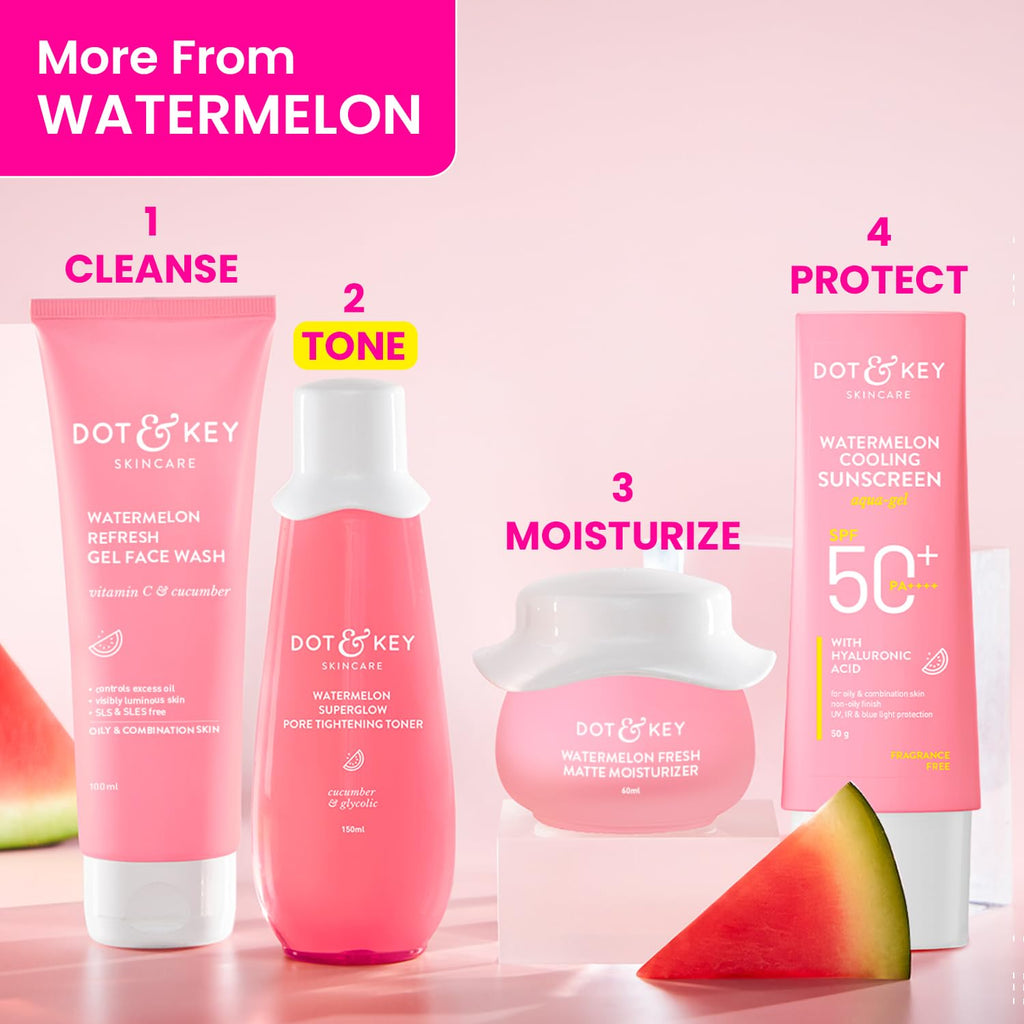 Dot & Key Watermelon SuperGlow Glycolic Face Pore Tightening Toner 150ml