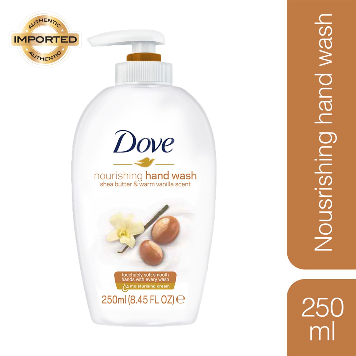 Dove Shea Butter and Vanilla Hand Wash, 250 milliliters