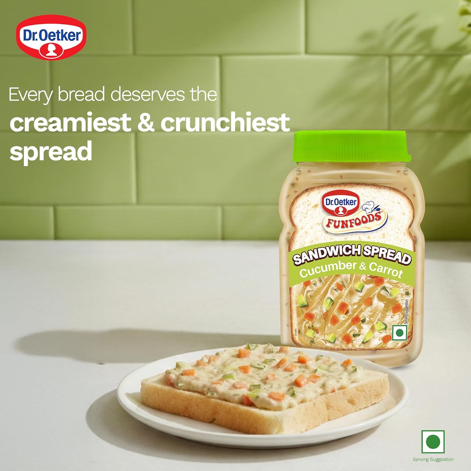 Dr. Oetker FunFoods Cucumber & Carrot Sandwich Spread 250g