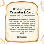 Dr. Oetker FunFoods Cucumber & Carrot Sandwich Spread 250g