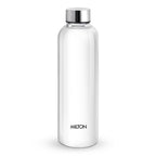MILTON Costa 1000 Pet water bottle 1 ltr with Stainless Steel Lid, Leak proof, BPA Free, Reusable Water bottle for fridge, Office, School