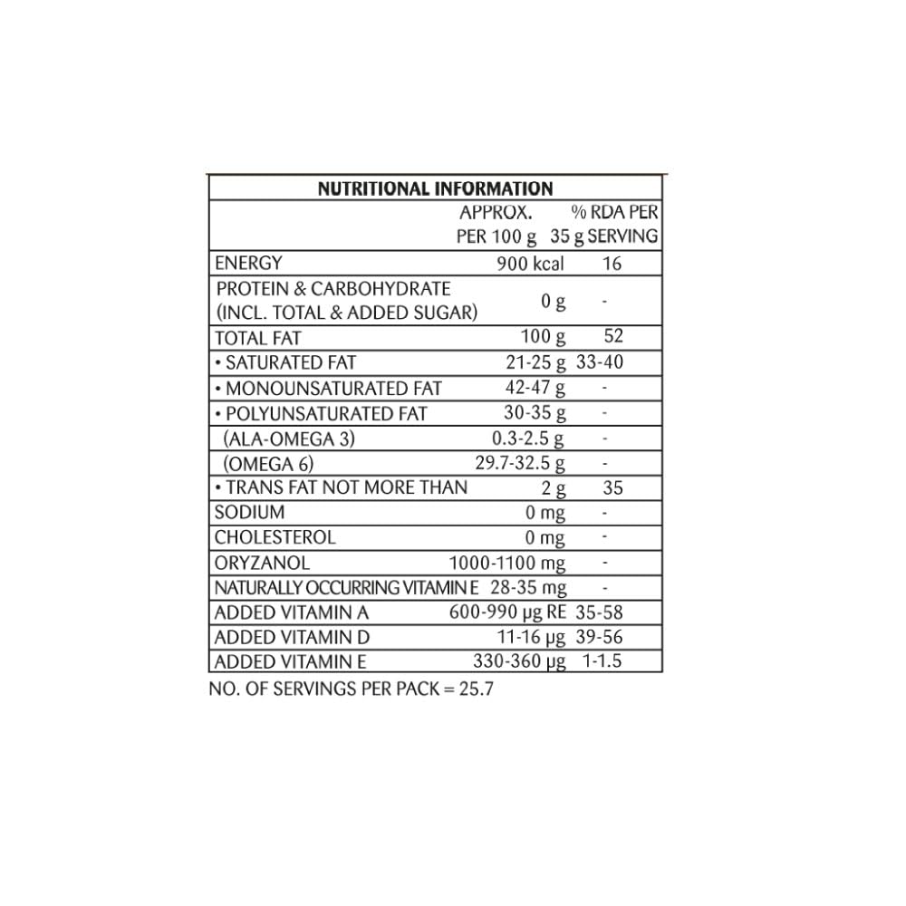 Emami Healthy & Tasty Physically Refined Rice Bran Oil Pouch, 730 g