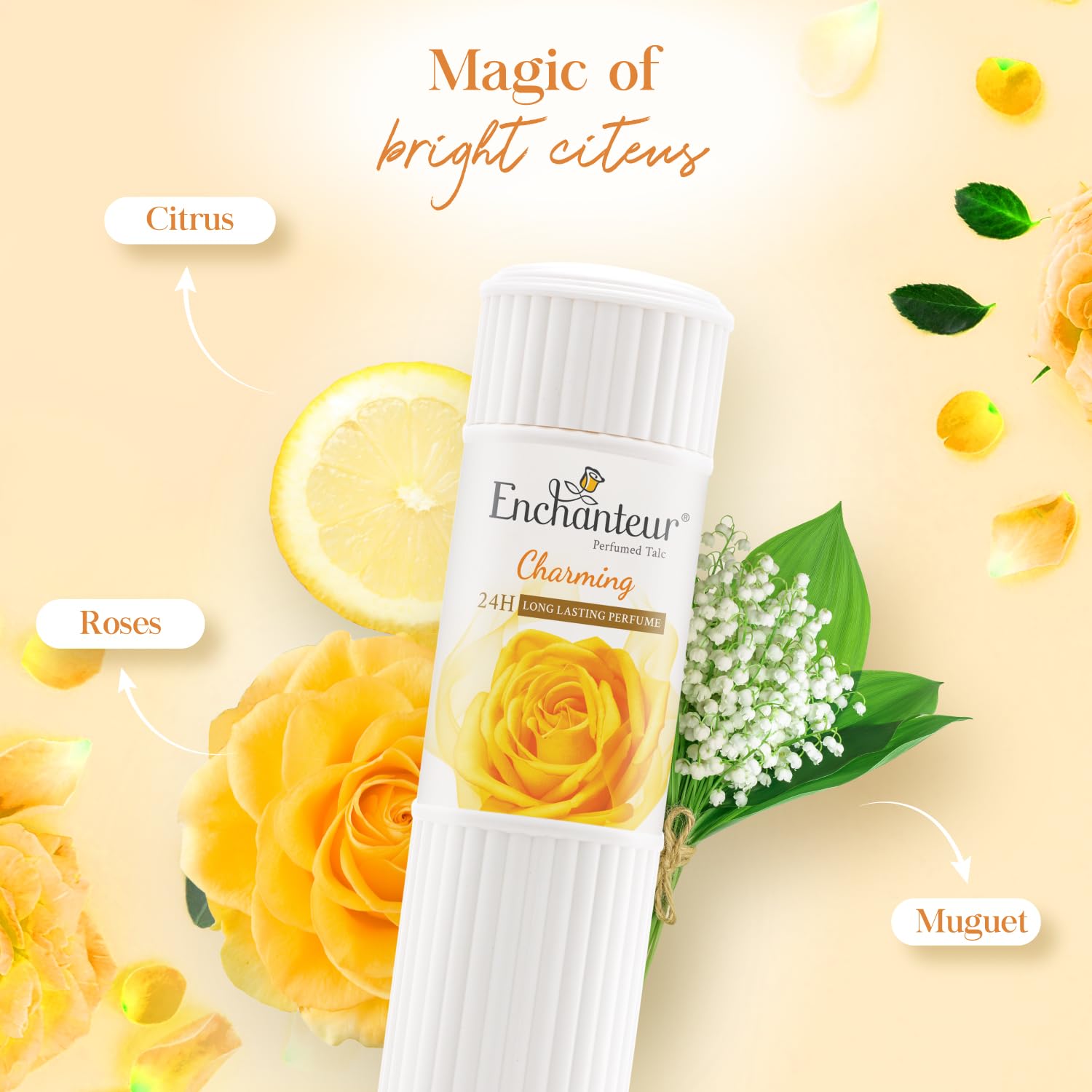 Enchanteur Charming Perfumed Talcum Powder  250g
