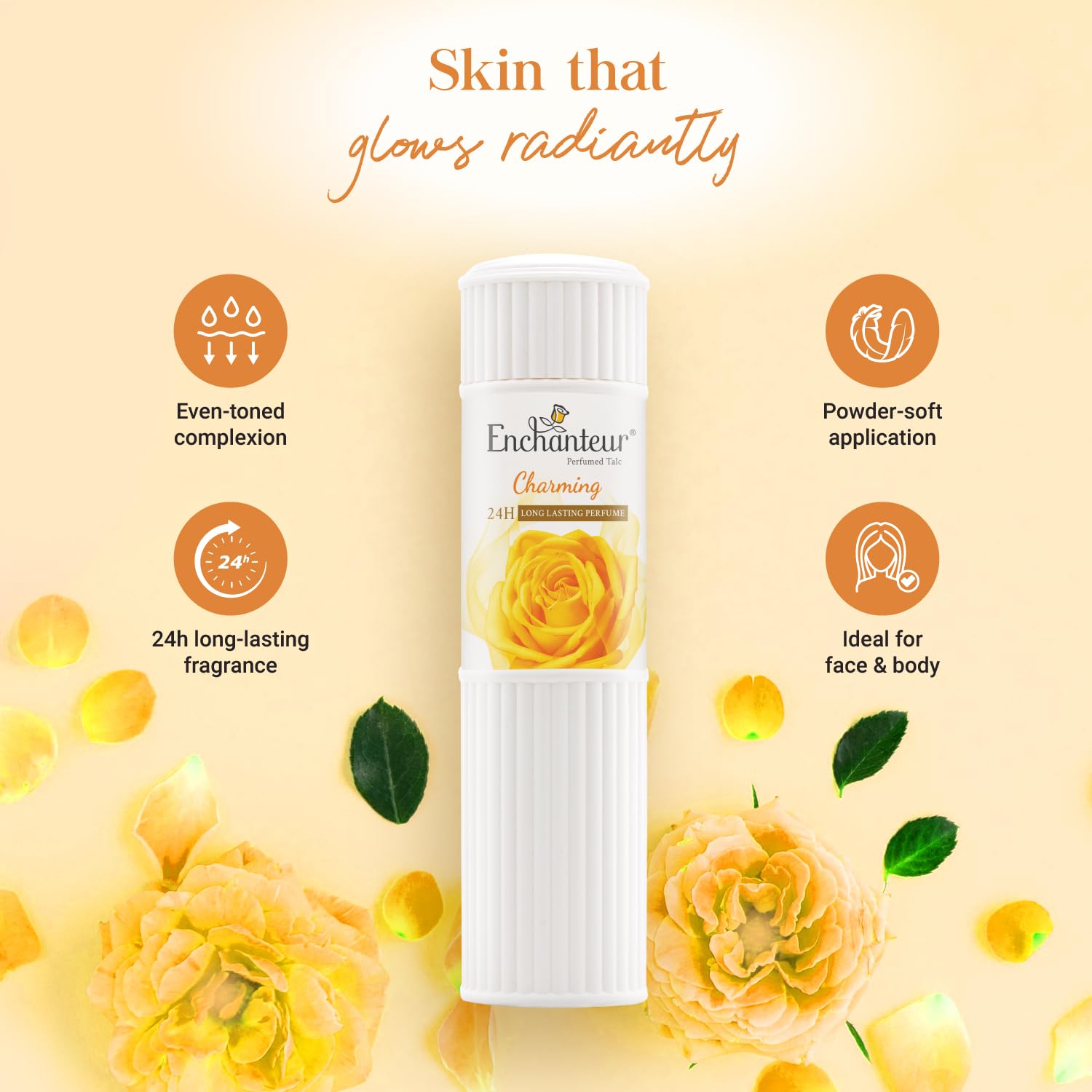 Enchanteur Charming Perfumed Talcum Powder  250g