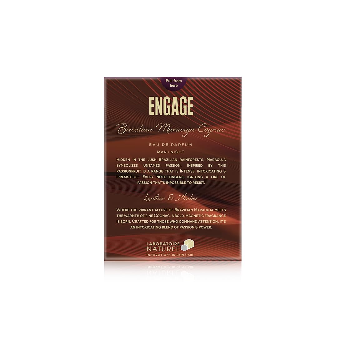 Engage Brazilian Maracuja Cognac Eau De Parfum for Men 50ml