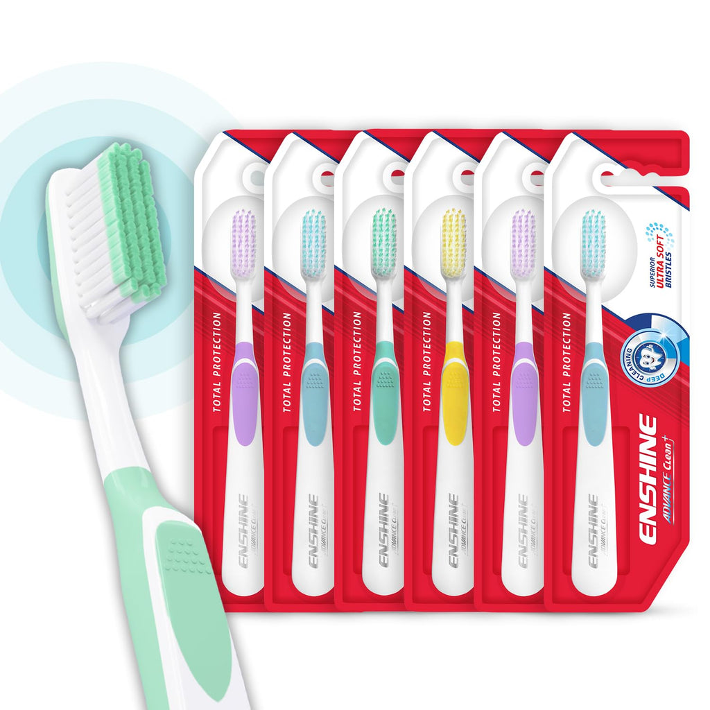 Enshine Advance Clean+ Toothbrush Set (Pack of 6)