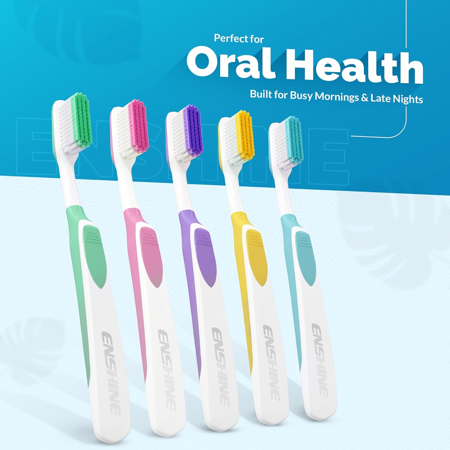 Enshine Advance Clean+ Toothbrush Set (Pack of 6)