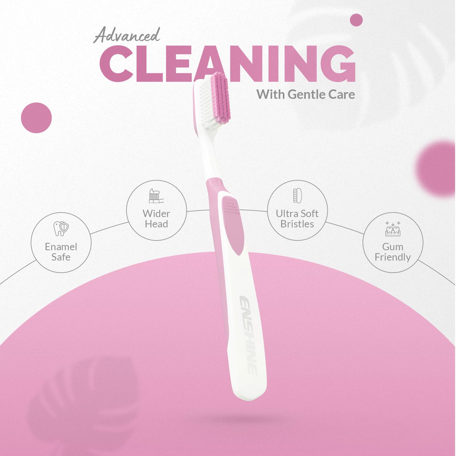 Enshine Advance Clean + Toothbrush Set pack of 4