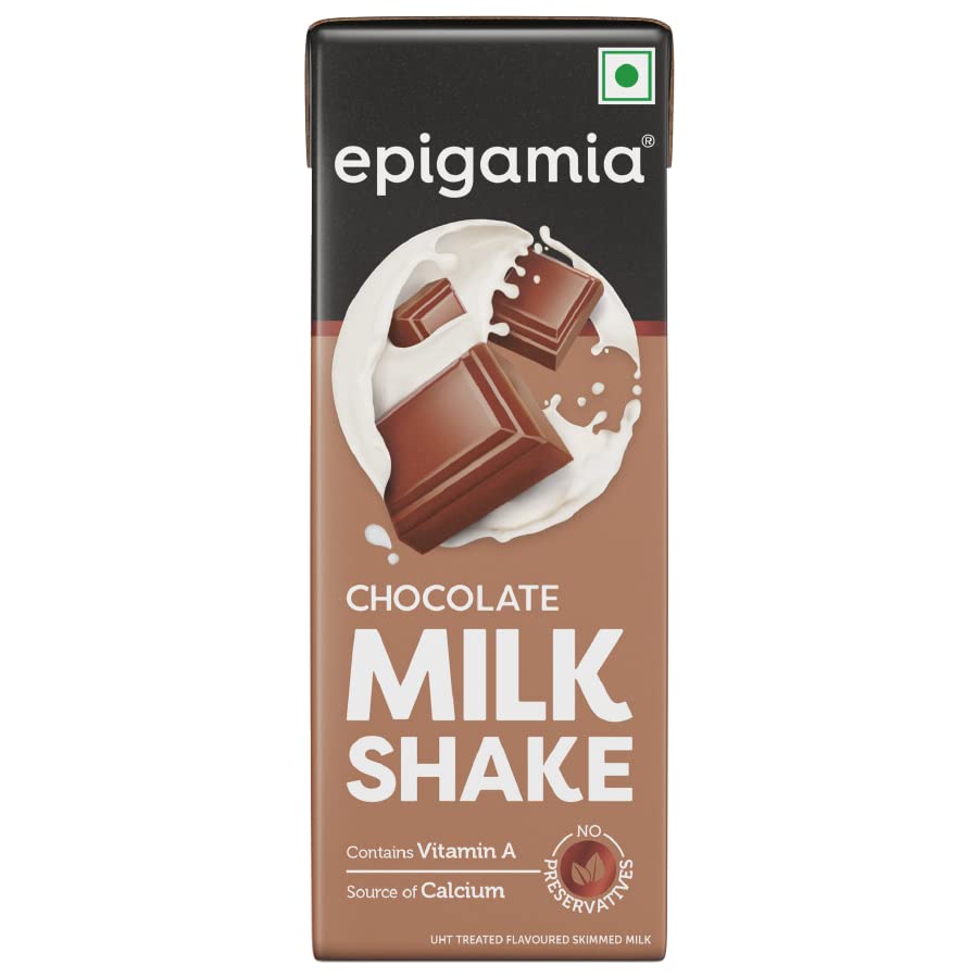 Epigamia Chocolate Milkshake, 180 ml