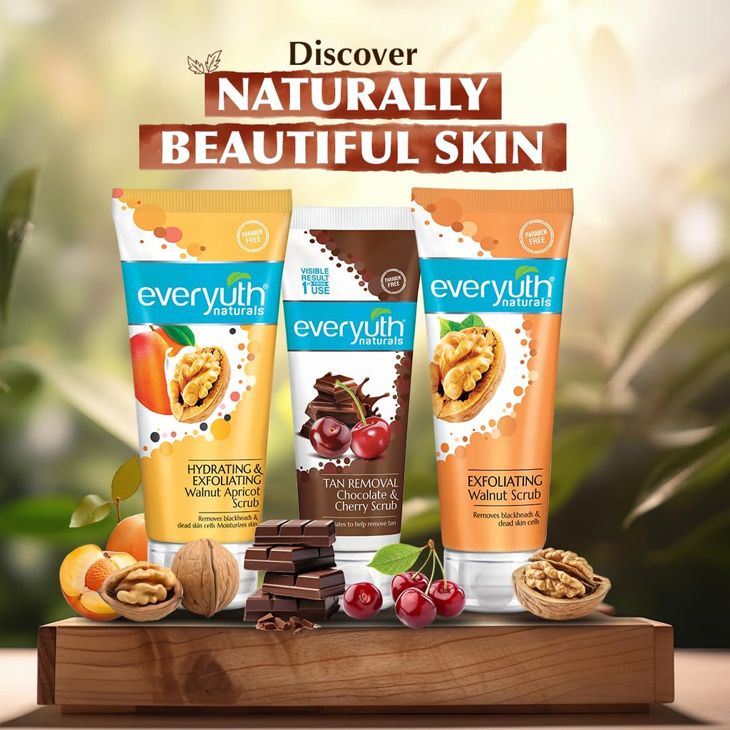Everyuth Naturals Tan Removal Chocolate & Cherry Scrub 100g