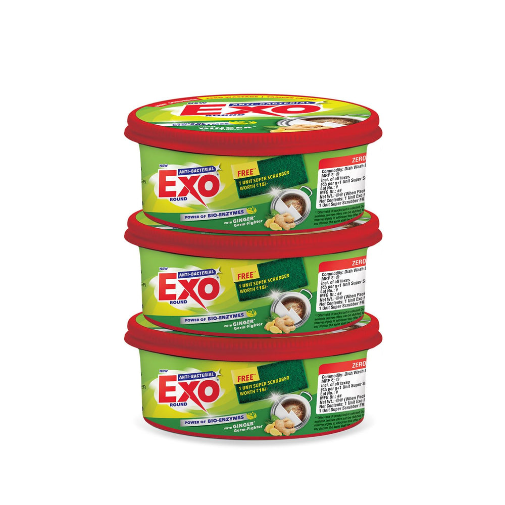 Exo Anti-Bacterial Dishwash Bar 700gm X 3