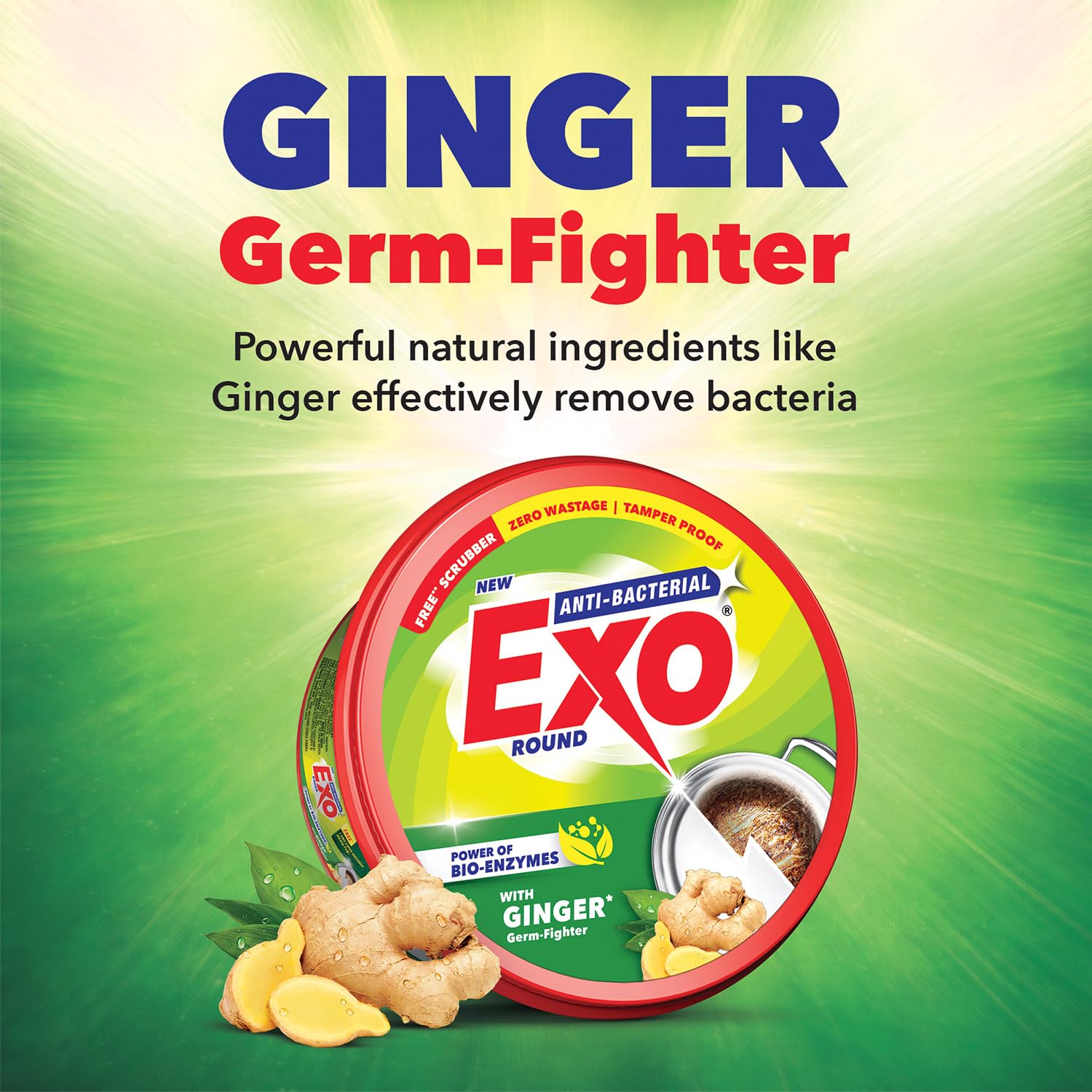 Exo Anti-Bacterial Dishwash Bar 700gm X 3