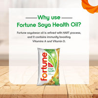 Fortune Soyabean Oil, 1L Pouch
