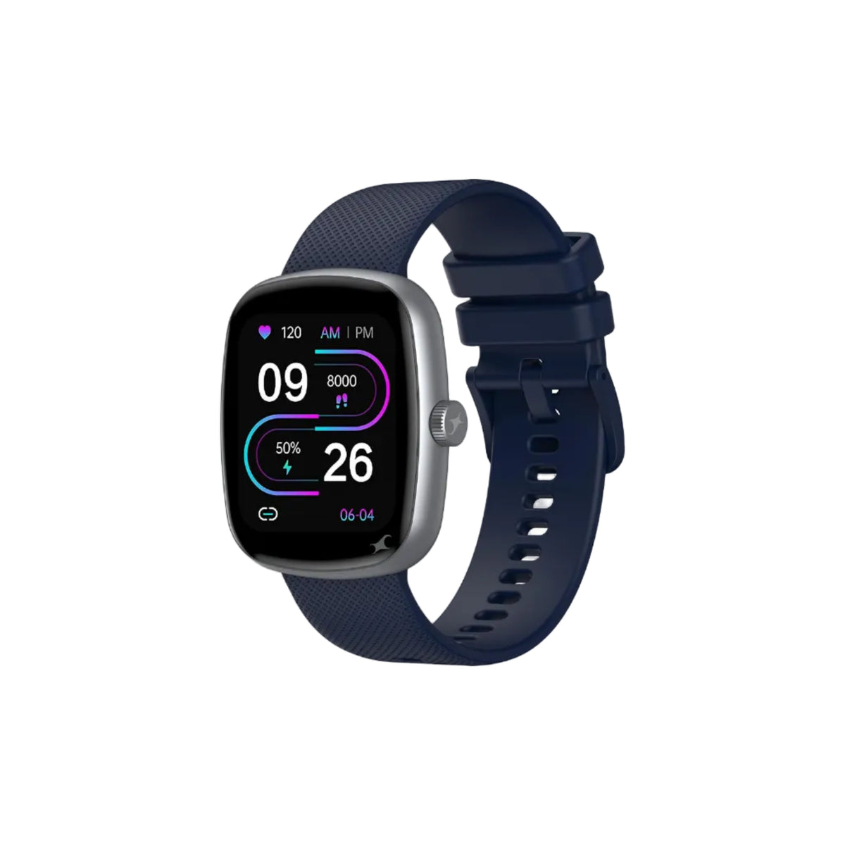 Fastrack Jupiter S3 Smartwatch with 1.83” TFT 2.5D Display, Push Button & Rotary Crown,BT Calling,HRM, SpO2 & Sleep Tracking,Multiple Menu Styles,IP68,24/7 Health Suite,Upto 5 Days Battery - Blue