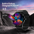 Fastrack Jupitor R2 Smart Watch, 1.38” TFT Display, 240 * 240 Pixel Resolution, SingleSync BT Calling, AI Voice Assistant, 100+ Sports Modes & Smartwatch Faces,Upto 5 Day Battery, IP68 (Wine Red)