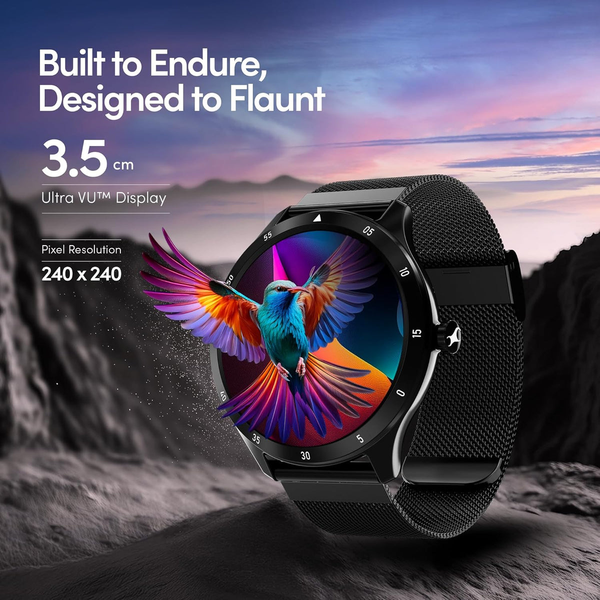 Fastrack Jupitor R2 Smart Watch, 1.38” TFT Display, 240 * 240 Pixel Resolution, SingleSync BT Calling, AI Voice Assistant, 100+ Sports Modes & Smartwatch Faces,Upto 5 Day Battery, IP68 (Teal)