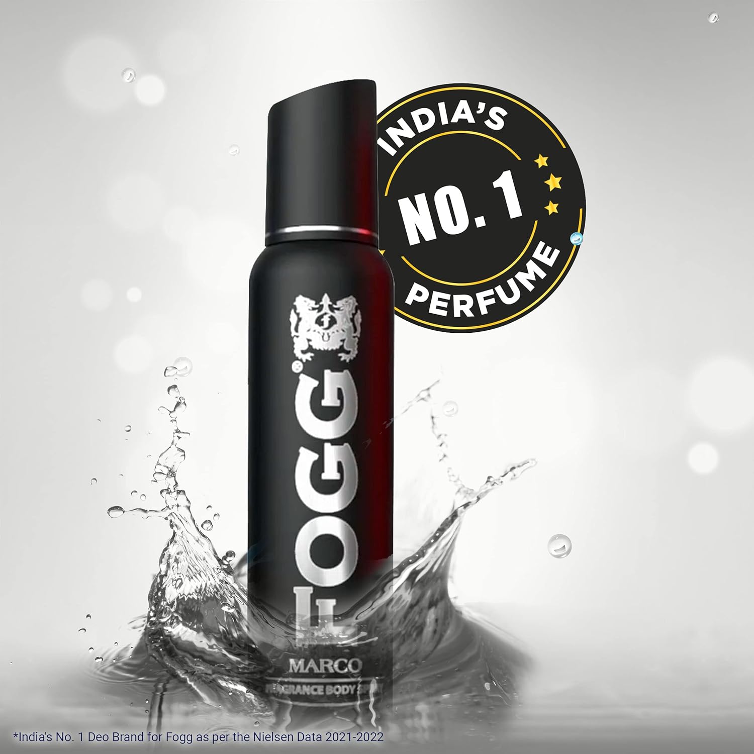 Fogg Marco No Gas Deodorant for Men, Long-Lasting Perfume Body Spray, 150 ml