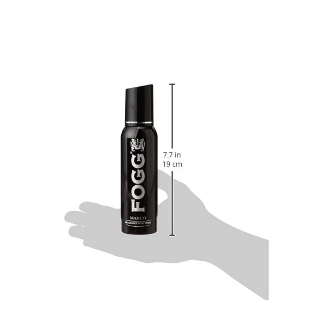 Fogg Marco No Gas Deodorant for Men, Long-Lasting Perfume Body Spray, 150 ml