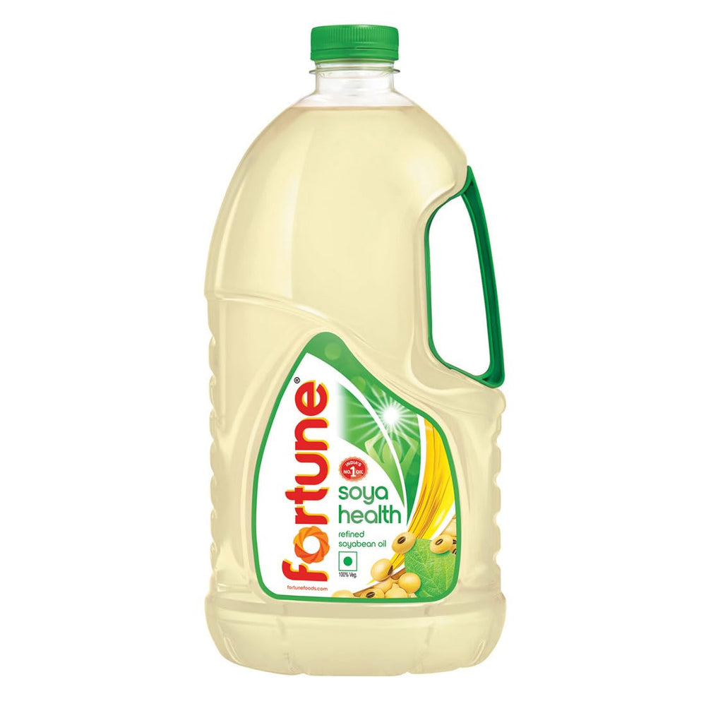 Fortune Soya Health Refined Soyabean Oil, 2L Pet Bottle