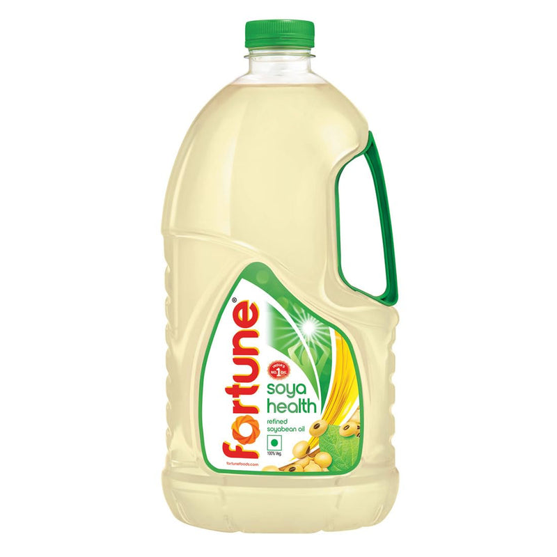 Fortune Soya Health Refined Soyabean Oil, 2L Pet Bottle