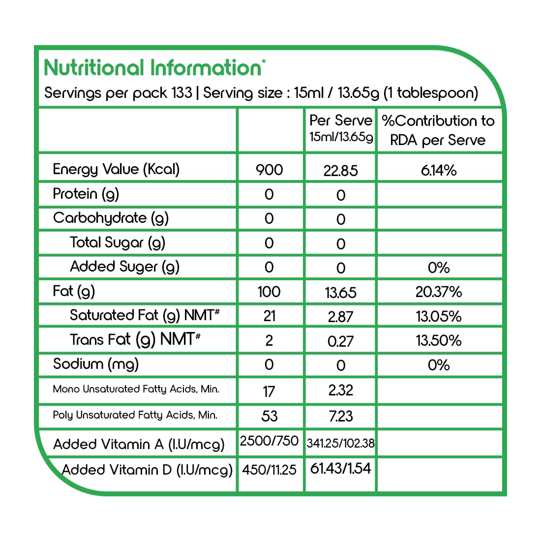 Fortune Soya Health Refined Soyabean Oil, 2L Pet Bottle