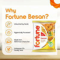 FORTUNE Chana Besan, Made from 100% Chana Dal 100% Taste (1 kg)