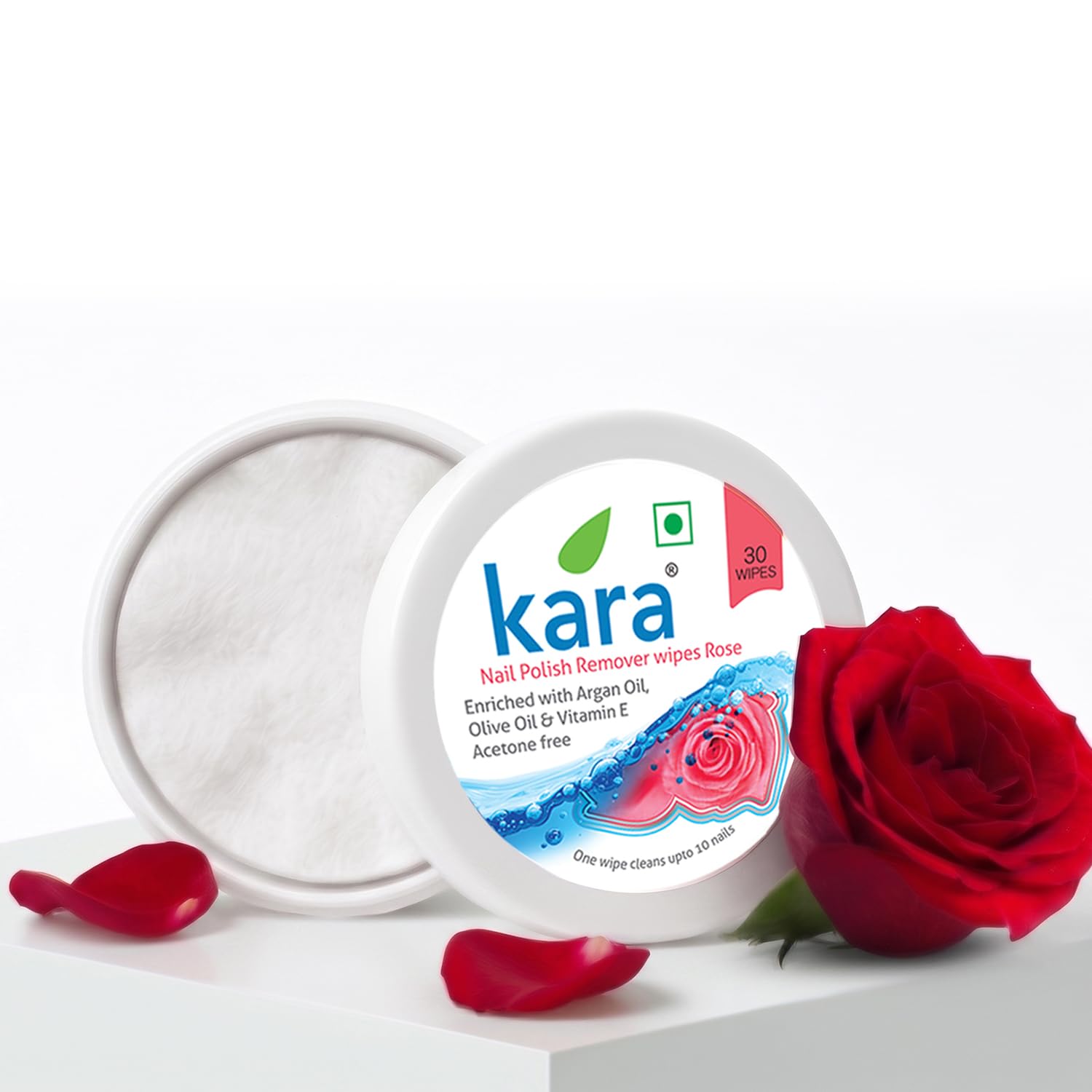 Kara Nail Polish Remover Wipes,