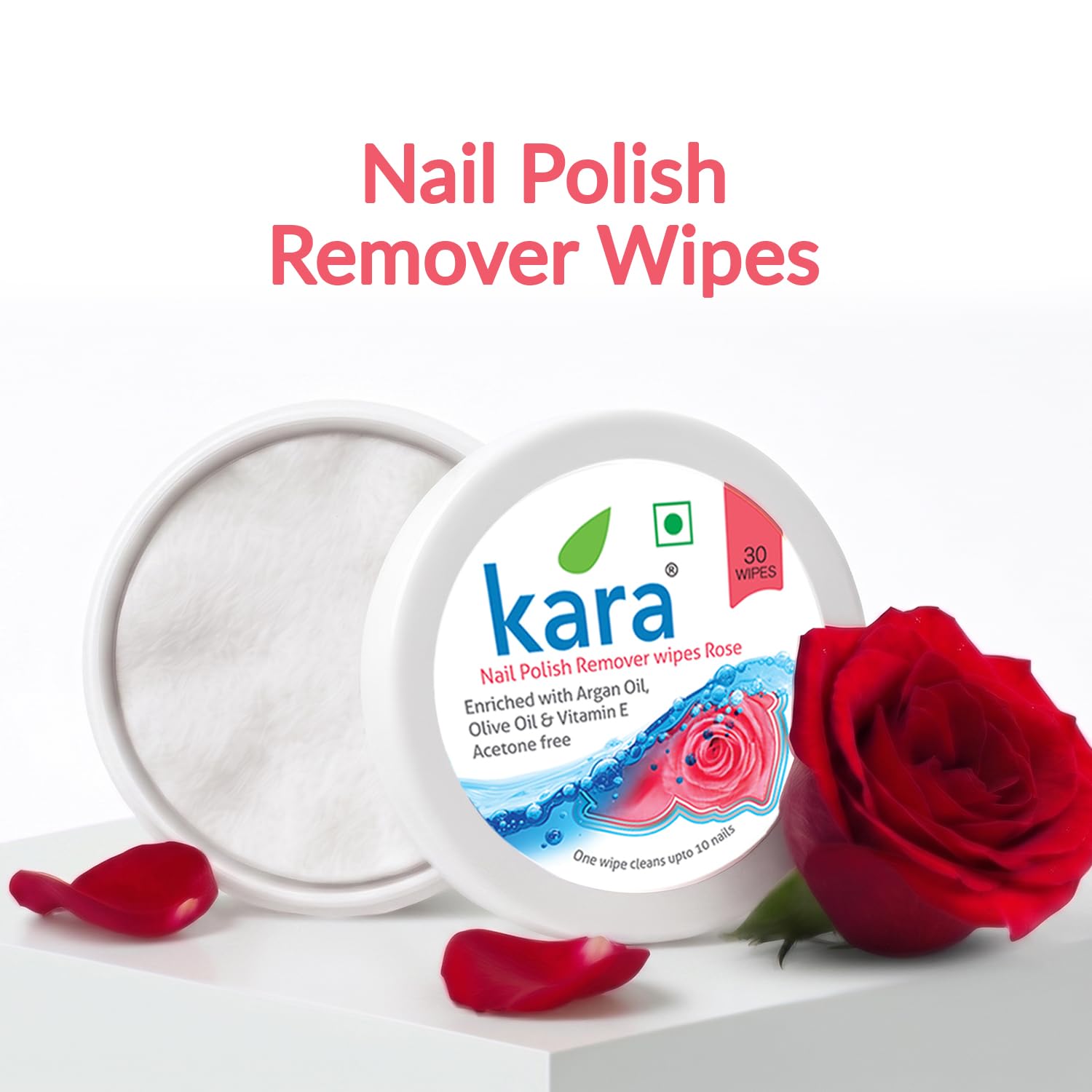 Kara Nail Polish Remover Wipes,