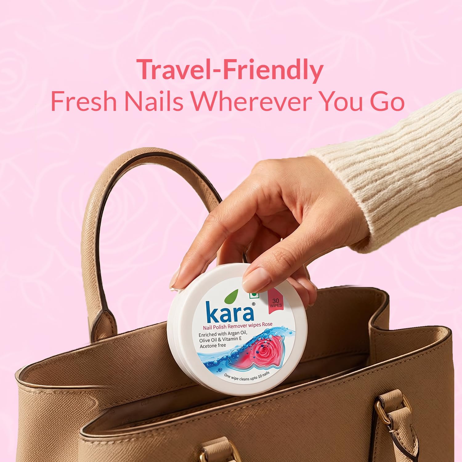 Kara Nail Polish Remover Wipes,