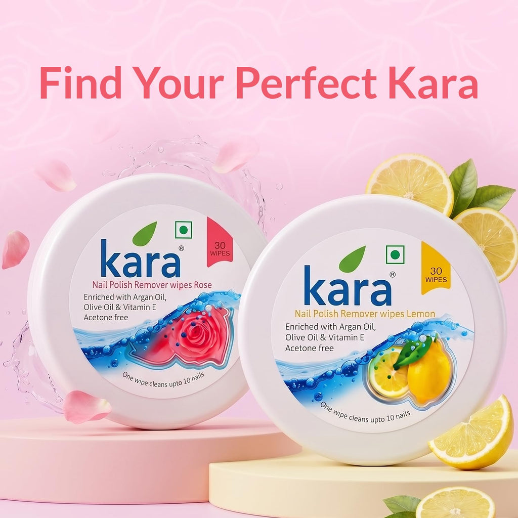 Kara Nail Polish Remover Wipes,