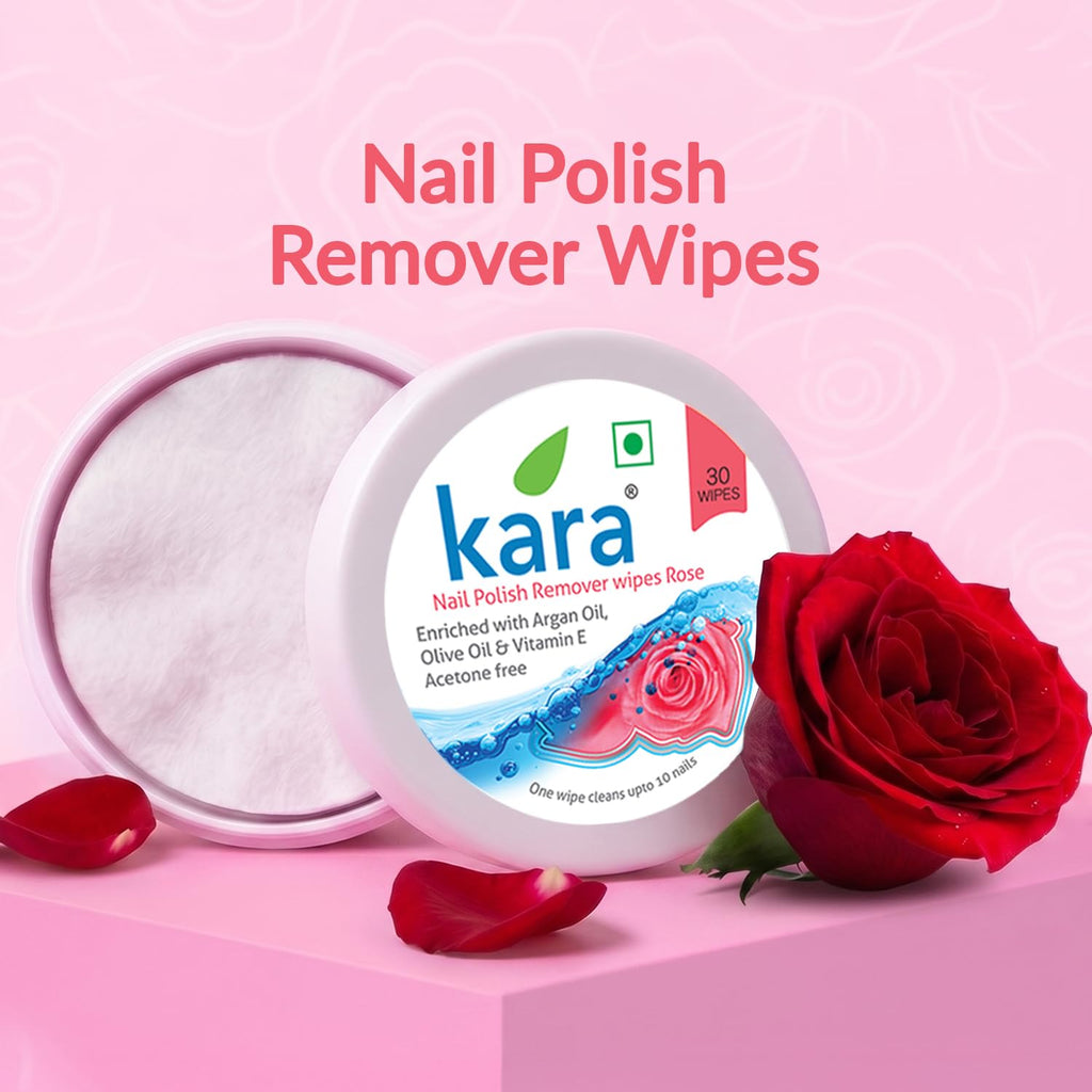 Kara Nail Polish Remover Wipes,