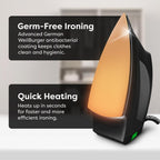 GD208 LED Dry Iron, Black