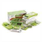 Ganesh 14 in 1 Multipurpose Chopper, Fruits & Vegetable Cutters (Green, Plastic)