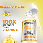 Garnier Vitamin C + Face Serum for Skin Brightening & Anti-Dark Spots, 30ml