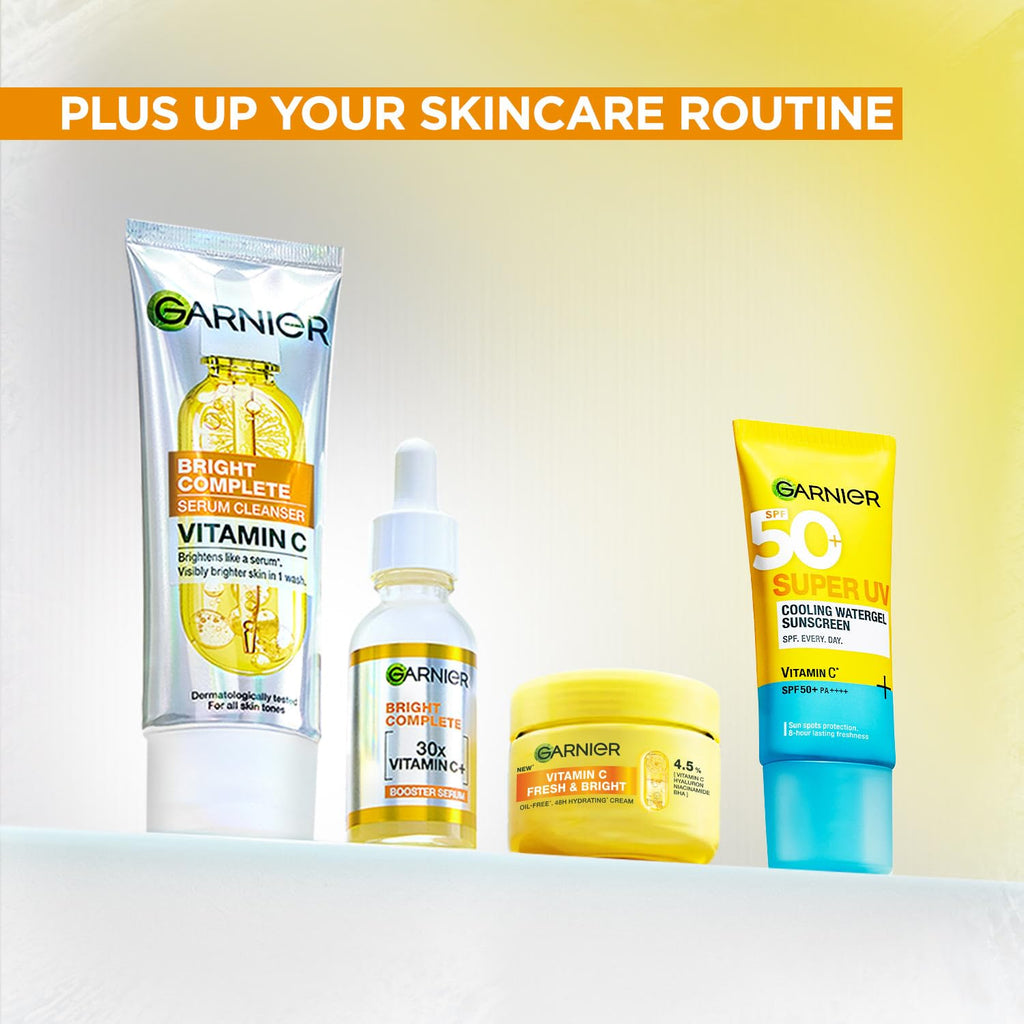 Garnier Vitamin C + Face Serum for Skin Brightening & Anti-Dark Spots, 30ml