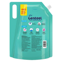 Genteel Matic Liquid Detergent Refill Pouch for Front load Washing - 4kg