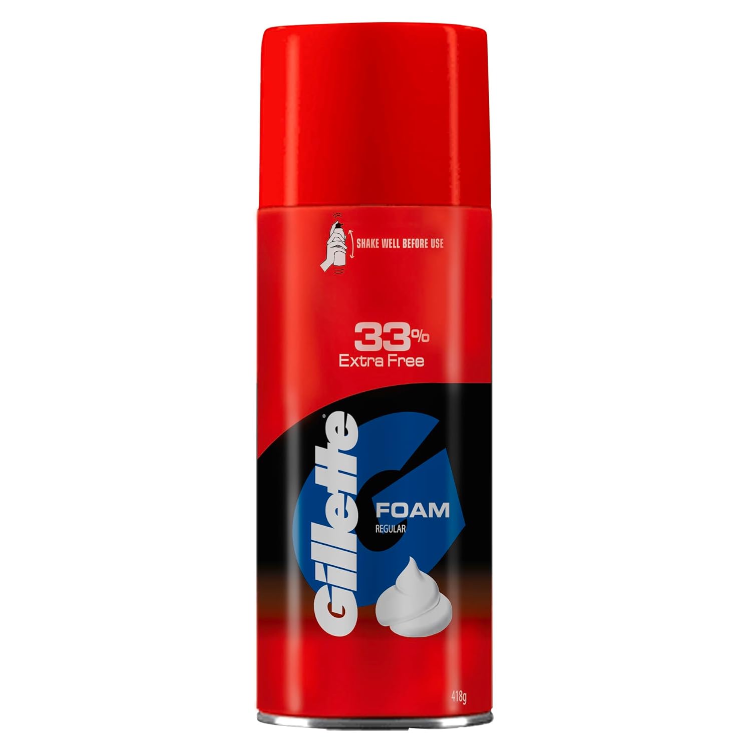 Gillette Classic Regular Pre Shave Foam, 418g