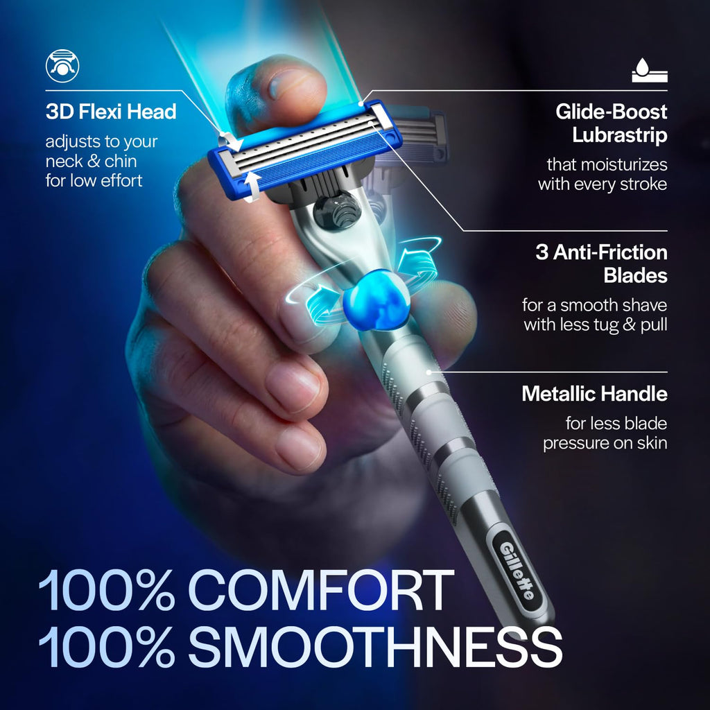 Gillette Mach 3 Turbo Shaving Razor For Men