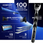 Gillette Mach 3 (Handle + 2 Cartridges) Shaving Razor For Men