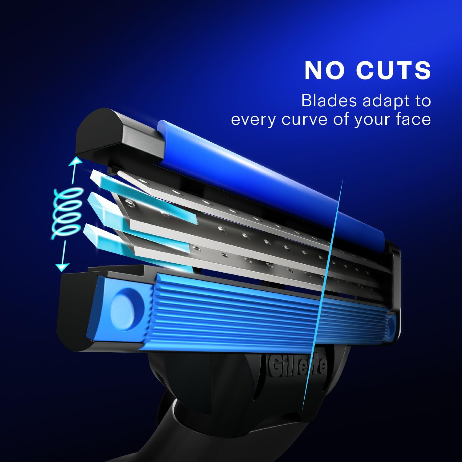 Gillette Mach 3 (Handle + 2 Cartridges) Shaving Razor For Men