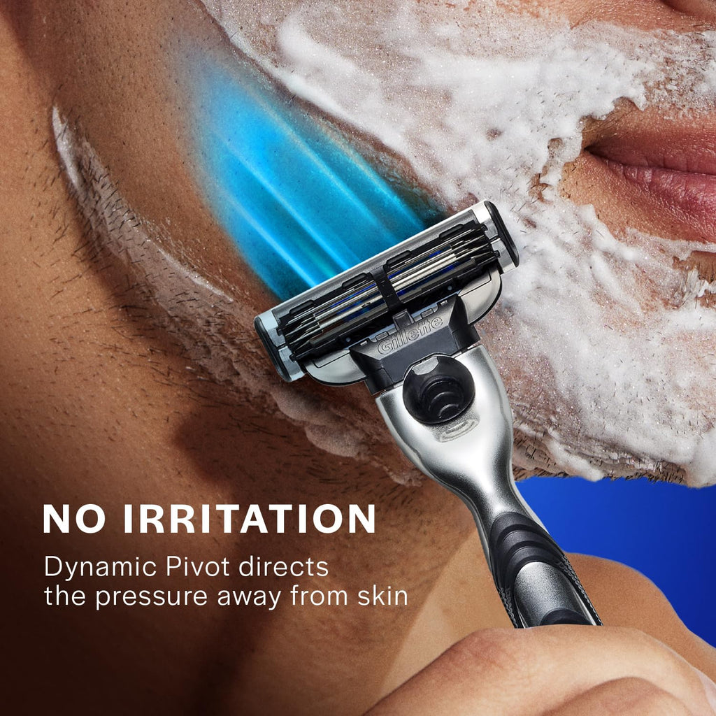 Gillette Mach 3 (Handle + 2 Cartridges) Shaving Razor For Men